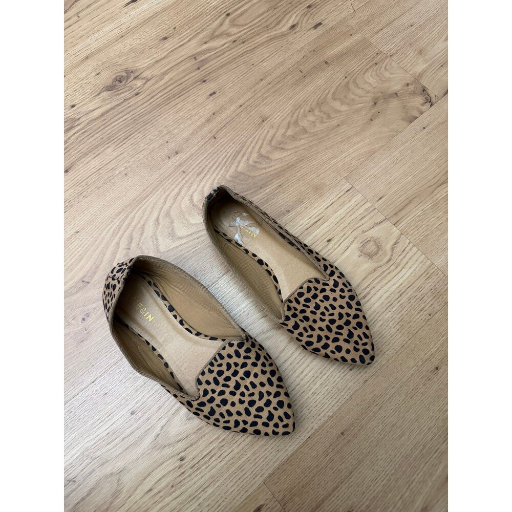 SHEIN Cheetah Print Flats